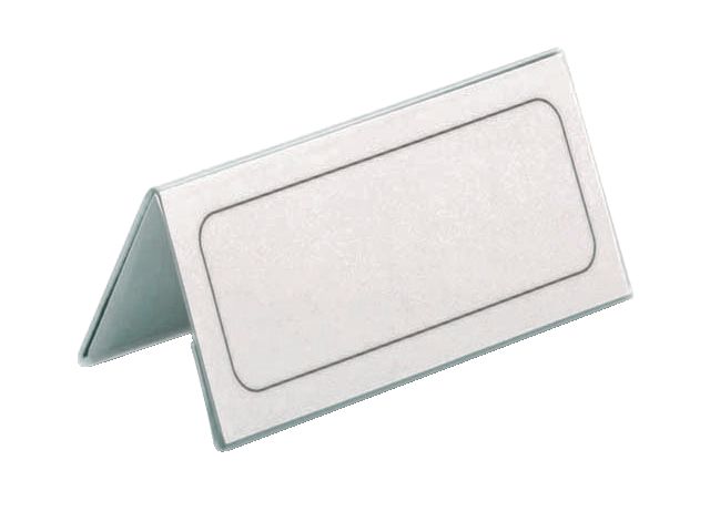 Tafelnaambordje 52 × 100 mm Transparant