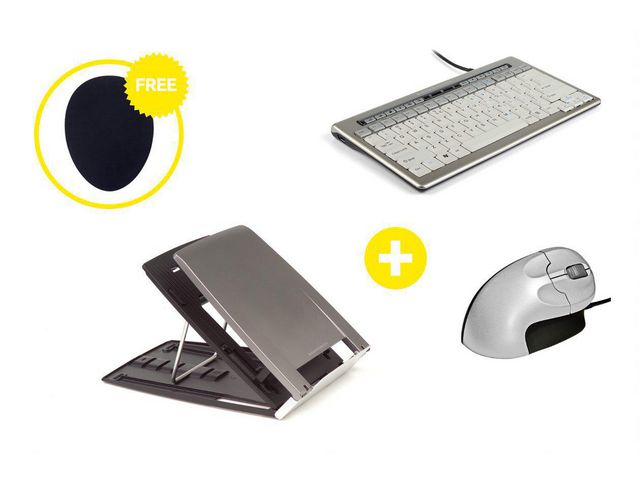 Homeworking Essentials Plus US/EUR met gratis mousepad