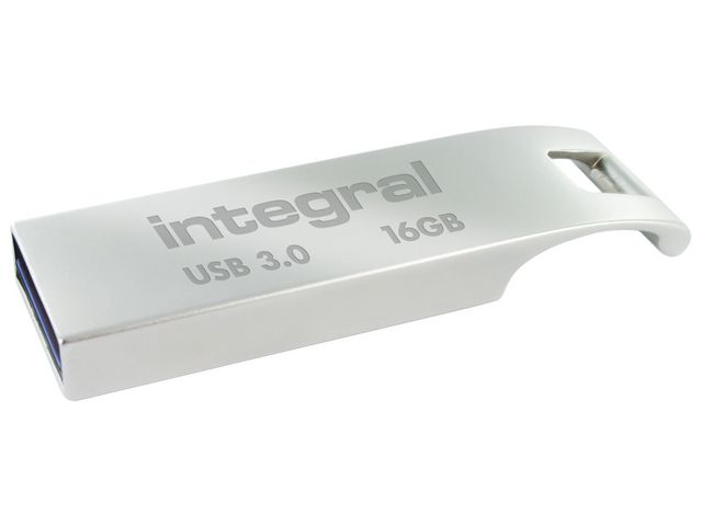Metalen ARC USB-Stick 3.0, 16 GB, Zilver