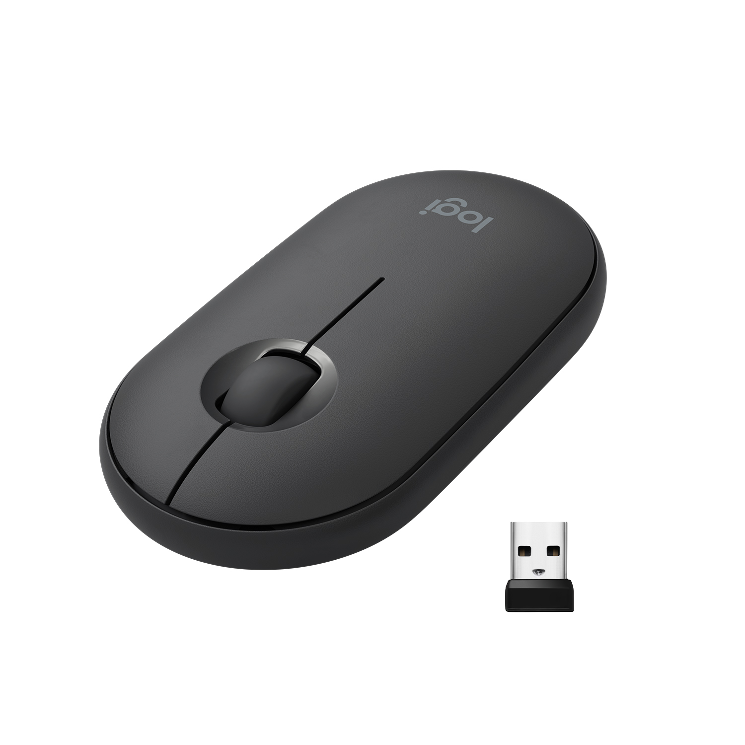  Pebble M350 Wireless Mouse graphite EMEA