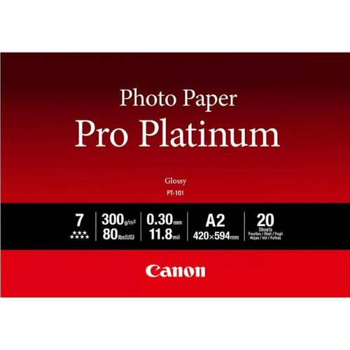 PT-101 Pro Platinum Photo Paper A2 300 g/m²