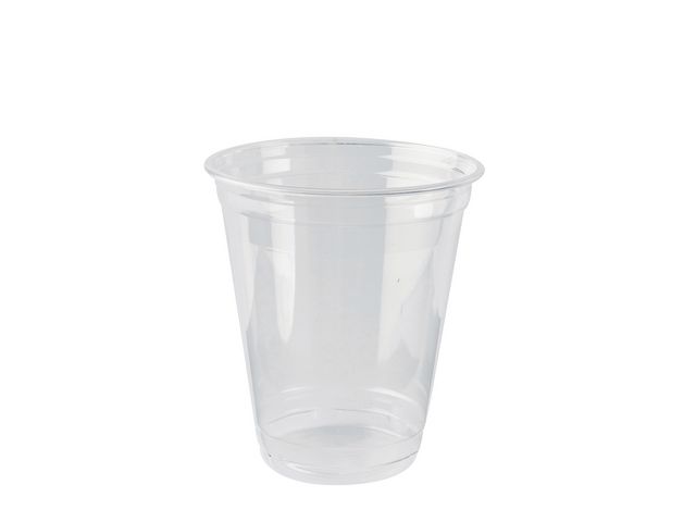 Drinkbekers koude dranken, PLA "pure" 0,3 l Ø 9,5 cm 10,68 cm glashelder