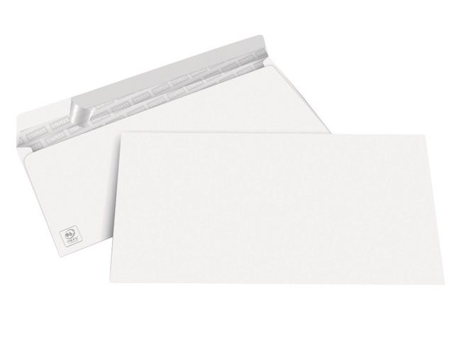 Dienst envelop Peel & Seal klep superwit C6/C5 114 x 229 mm, 80 g/m²