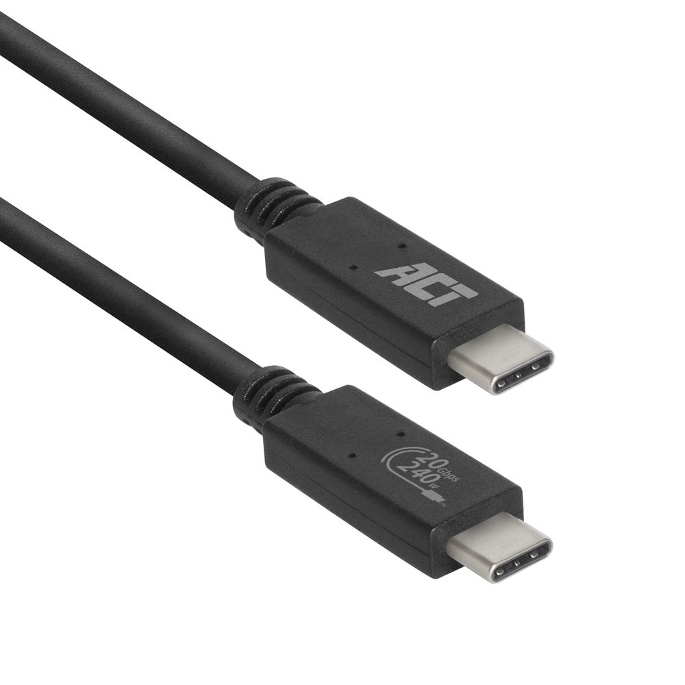 USB-C Connection Cable USB 4 20Gbps 240W Thunderbolt 3 Official USB-IF Certified 1.0 Meter