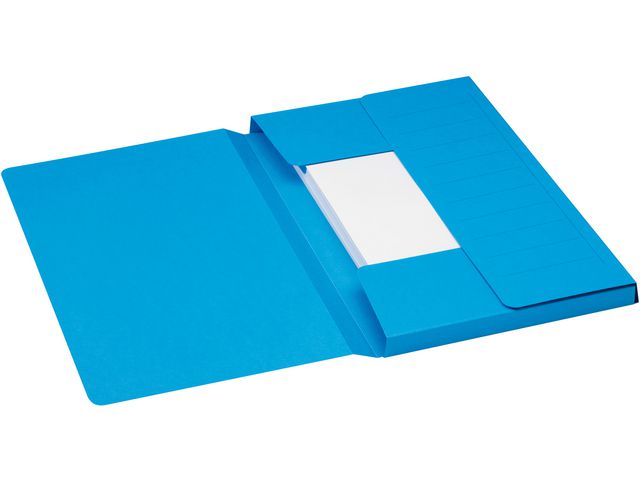 Secolor Mammoet Dossiermap, Karton, 1-250 Vellen, 350 x 240 x 25 mm, Blauw