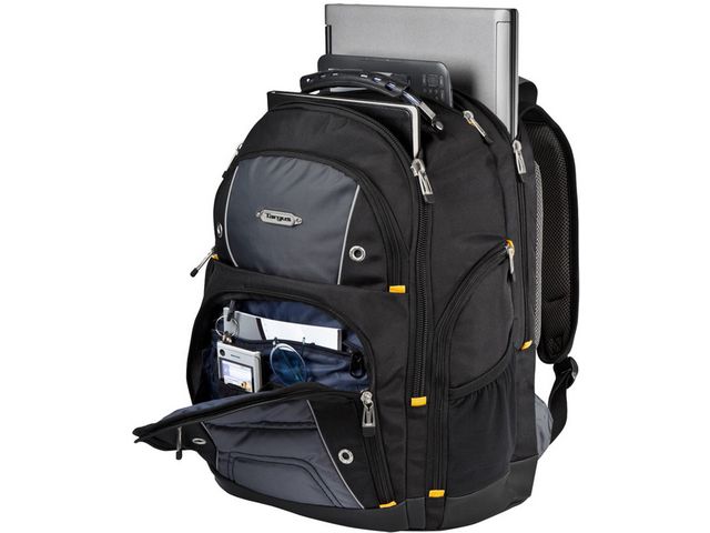 Backpack Drifter Laptoptas, Rugtas, 16 inch, Zwart en grijs