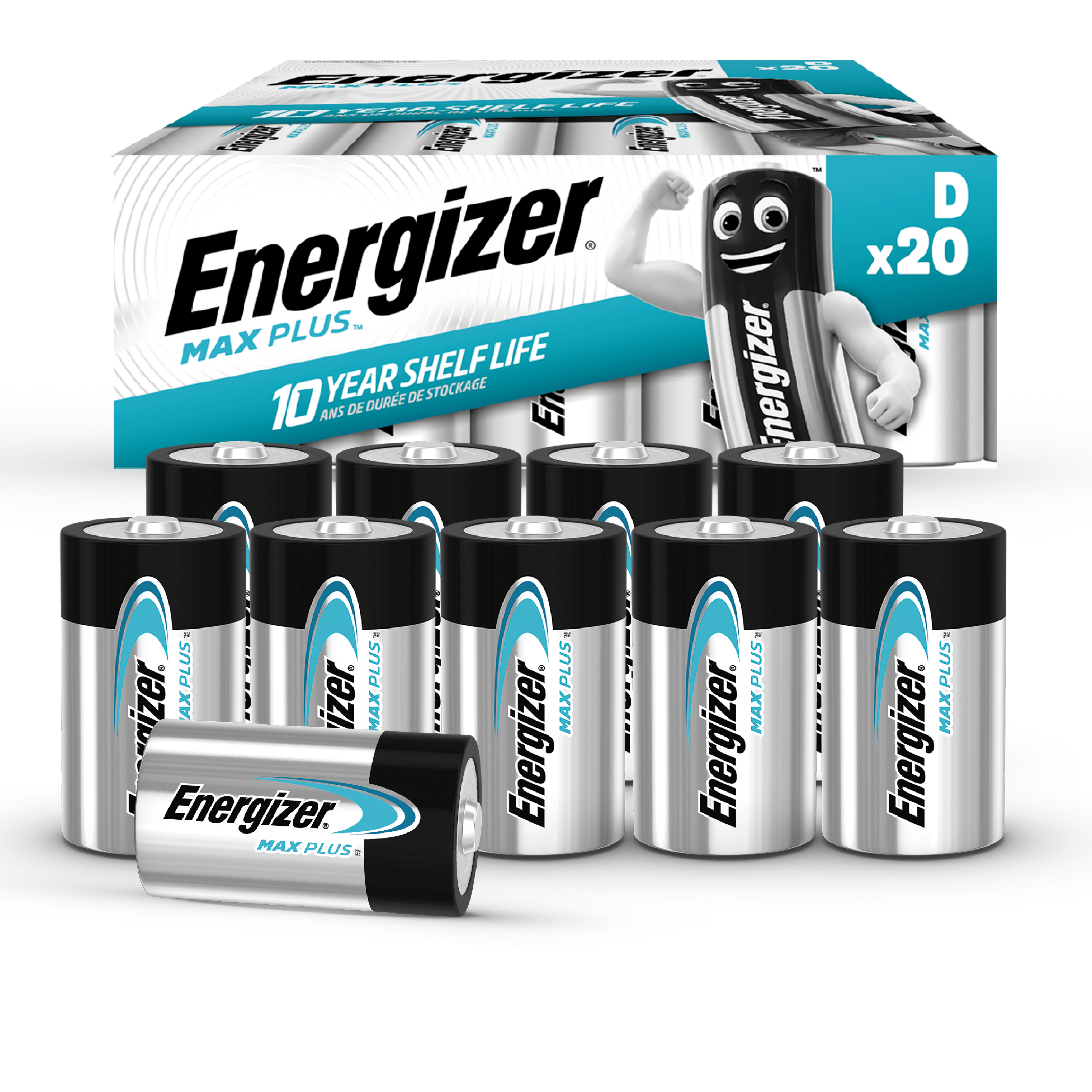 Energizer Max Plus D Batterij
