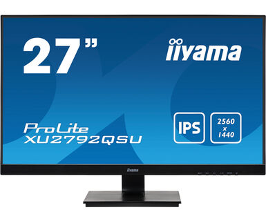 IIYAMA XU2792QSU-B1 Business WQHD 27inch IPS LED WQHD 16:9 70Hz 1000:1 350cd/m2 5ms HDMI DVI DP USB hub Black