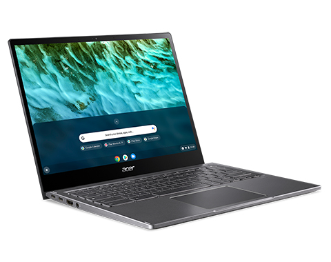 Acer Chromebook Spin 713 CP713-3W-30UE - QWERTY - 13.5 QHD Multi Touch IPS - i3-1115G4 - 8GB DDR4- 256GB SSD - Intel UHD Graphics for 11th - TPM H1 - Chrome OS