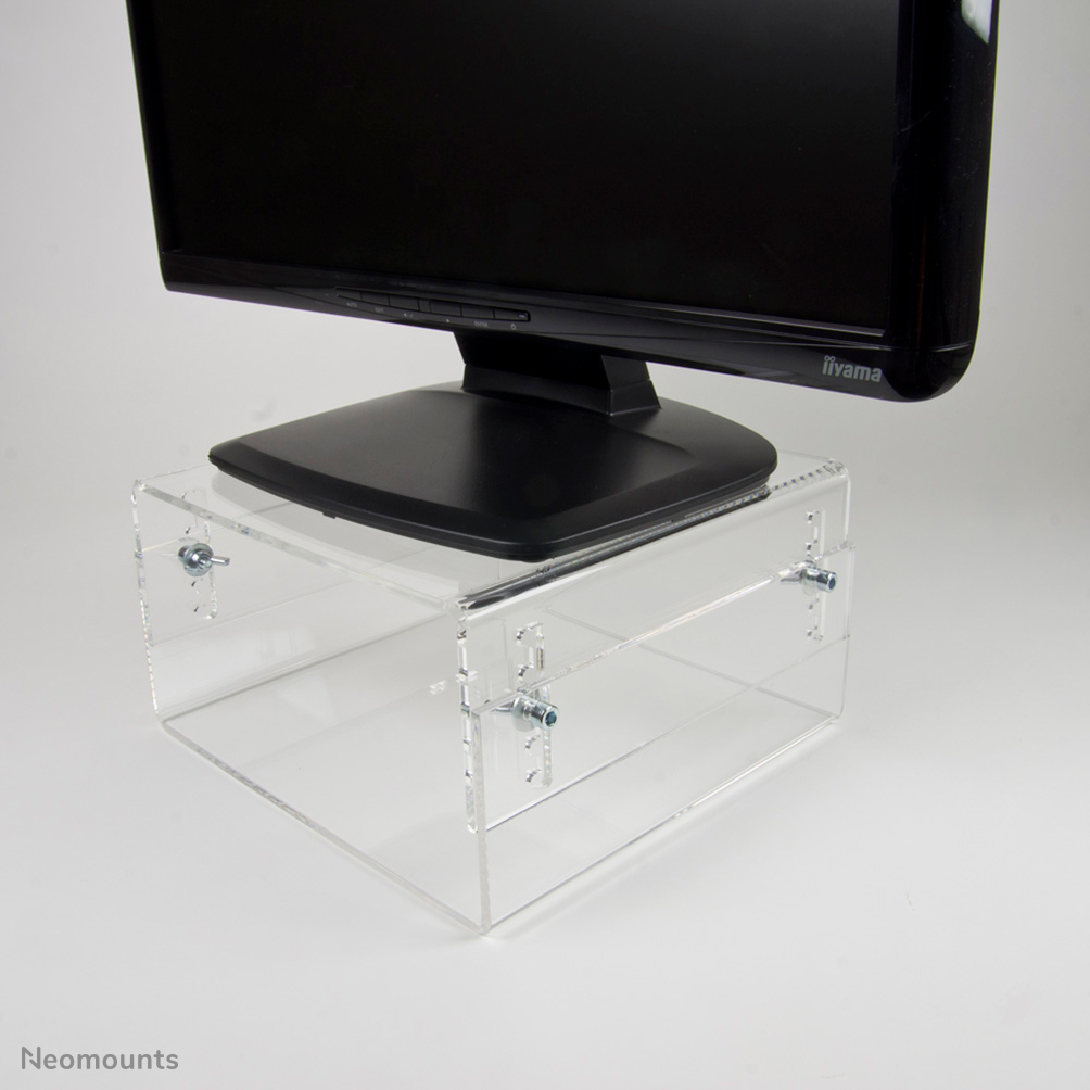  NSMONITOR40 25 kiloAcrylic Monitor Raiser height adjustment: 7-13 cm