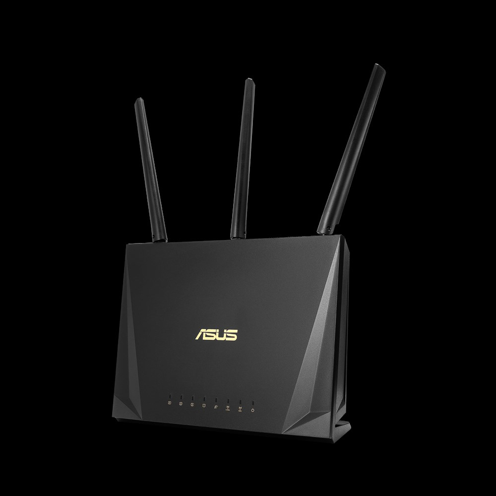 ASUS RT-AC85P Wireless Wireless-AC2400 Dual Band Mobile Gaming Gigabit Router MU-MIMO tech Trend Micro AiProtection Adaptive QoS
