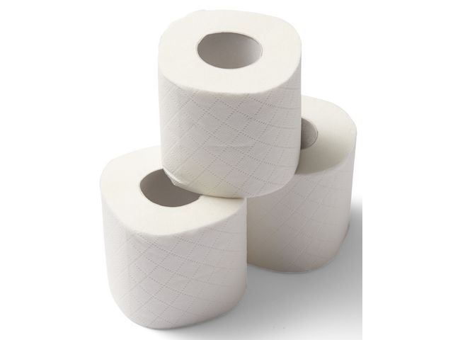 Toiletpapier 2-Laags Wit