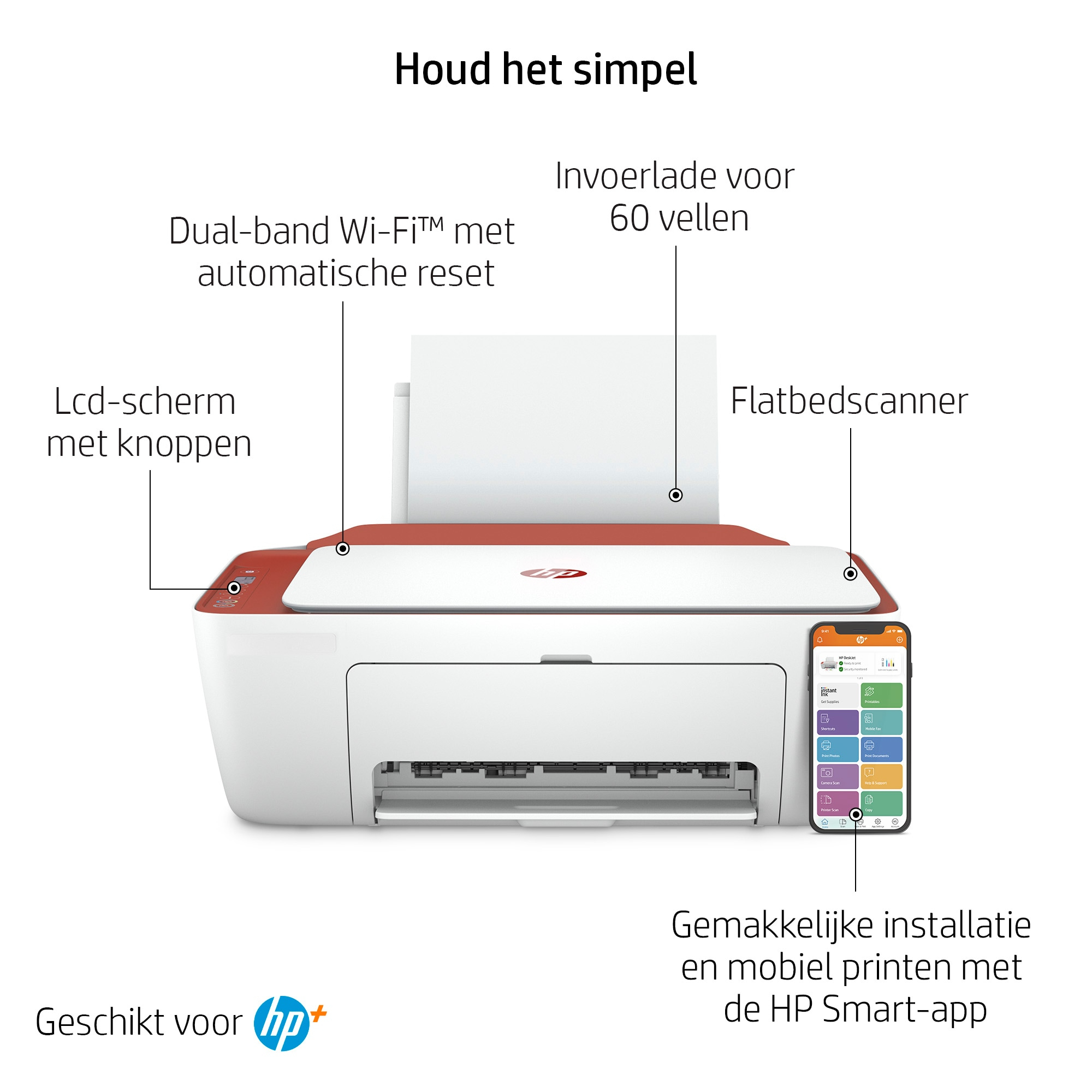 HP DeskJet 2723e All-in-One A4 color 5.5ppm Print Scan Copy