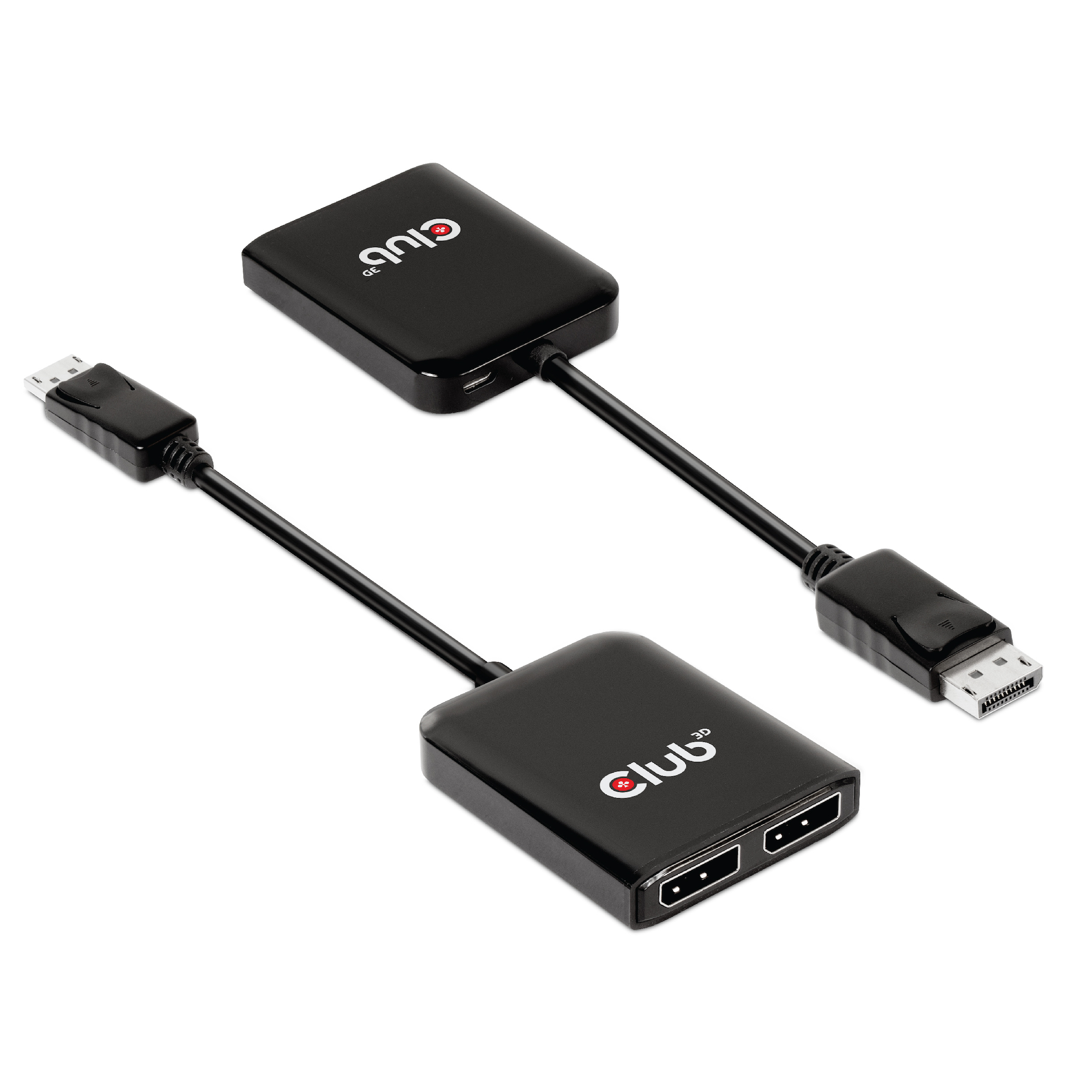 DP 1.4 TO 1 DISPLAYPORT and 1 HDMI SUPPORTS UP TO 2*4K60HZ - USB POWERED