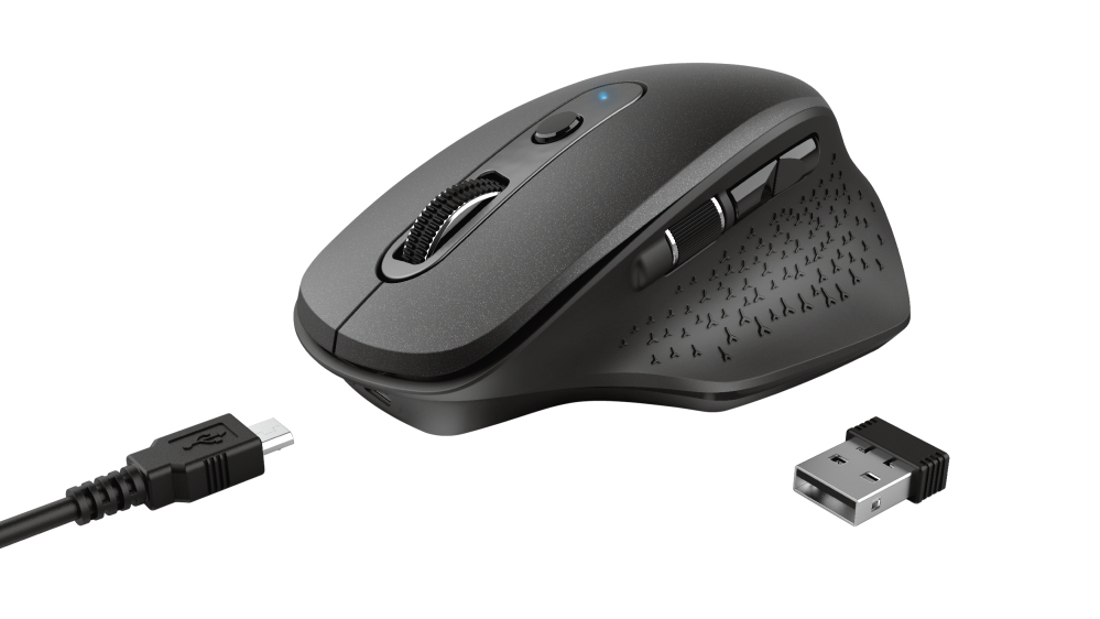 OZAA RECHARGEABLE MOUSE BLACK