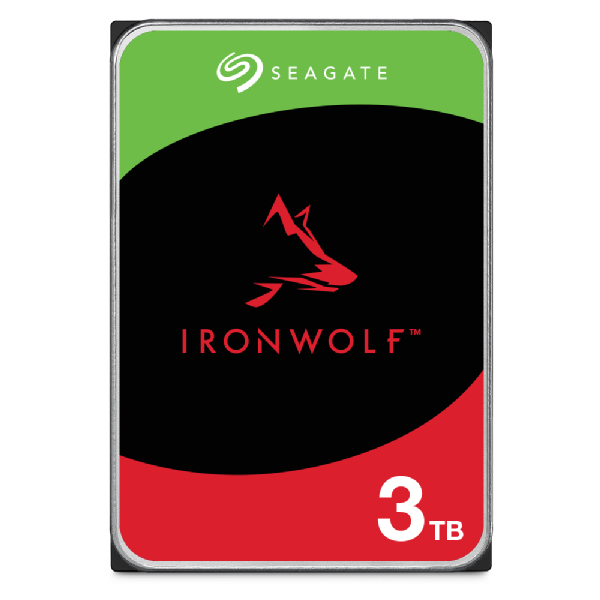  NAS HDD 3TB IronWolf 5400rpm 6Gb/s SATA 256MB cache 3.5inch 24x7 CMR for NAS and RAID rackmount systems BLK