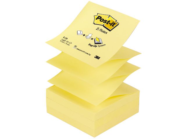 Z-Notes Canary Yellow 76 x 76 mm