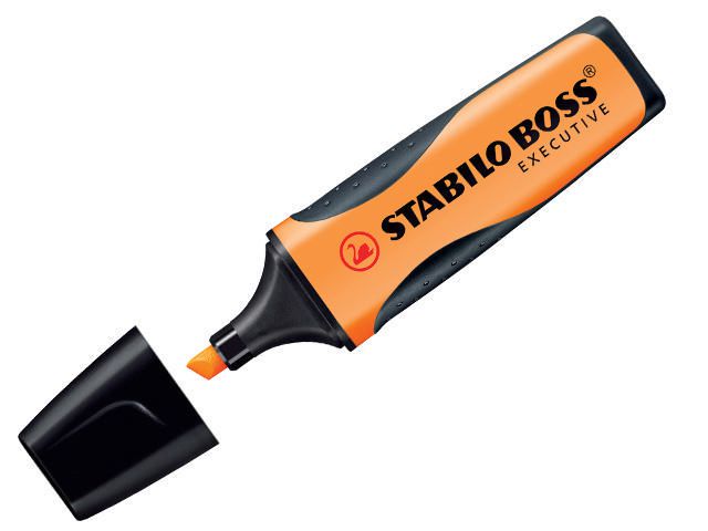 Boss Executive Markeerstift, Beitelvormige Punt, 2- 5 mm, Oranje