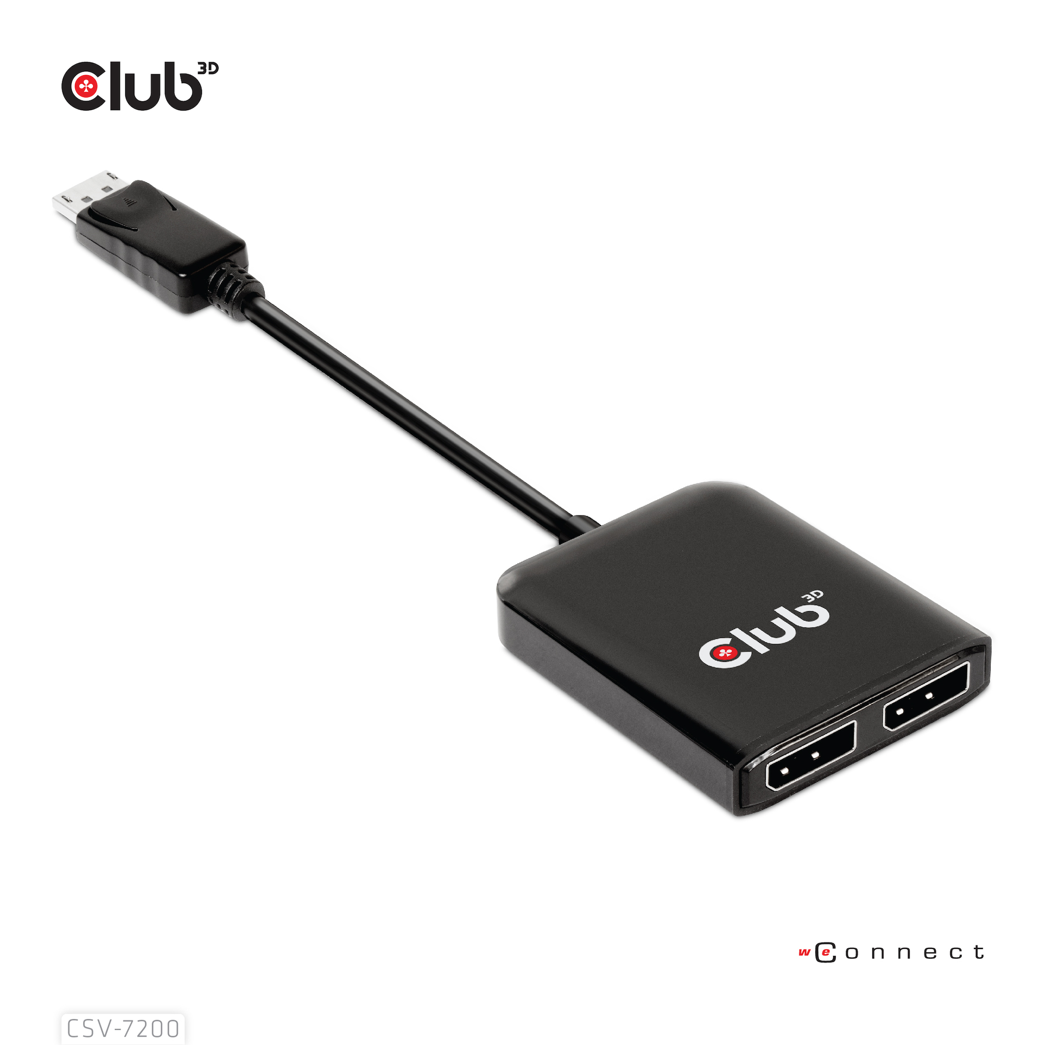DP 1.4 TO 1 DISPLAYPORT and 1 HDMI SUPPORTS UP TO 2*4K60HZ - USB POWERED