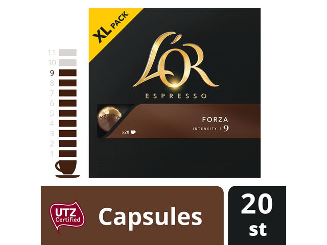 Espresso Forza UTZ Koffiecapsules