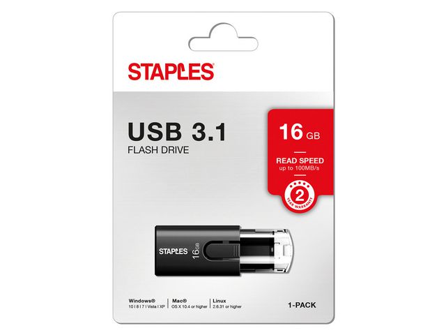 USB-Stick 3.1 16 GB Zwart
