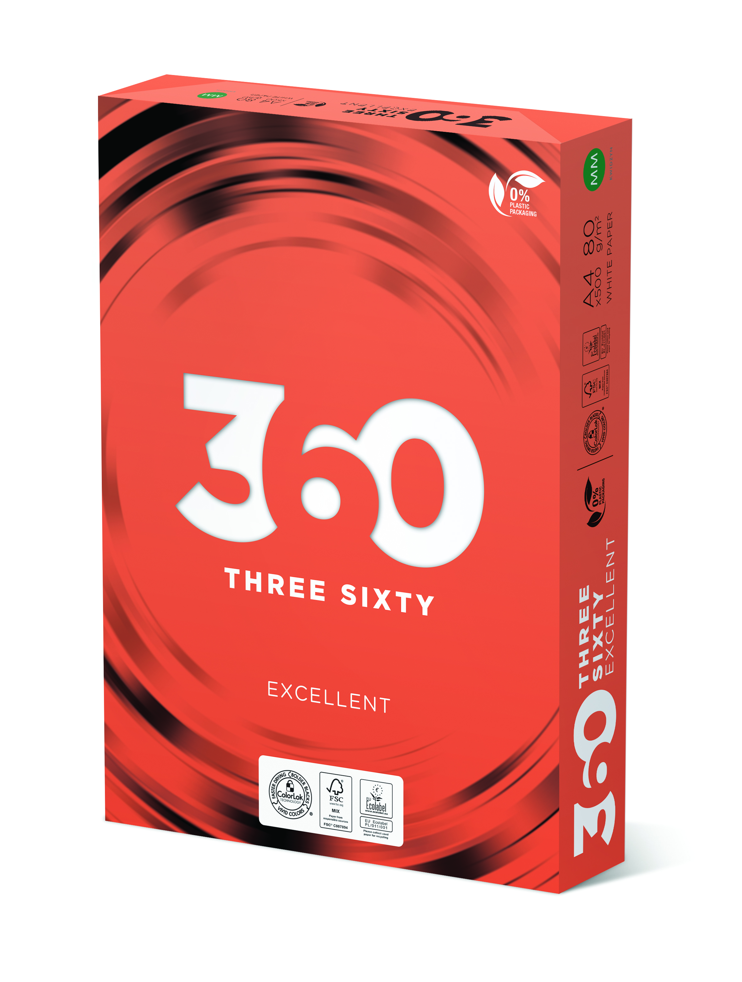 360 Excellent Papier A4 80 g/m² Wit