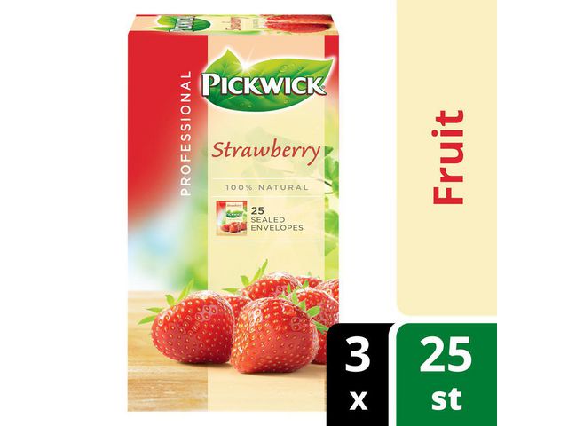Professional Strawberry, Theezakjes, 38 g