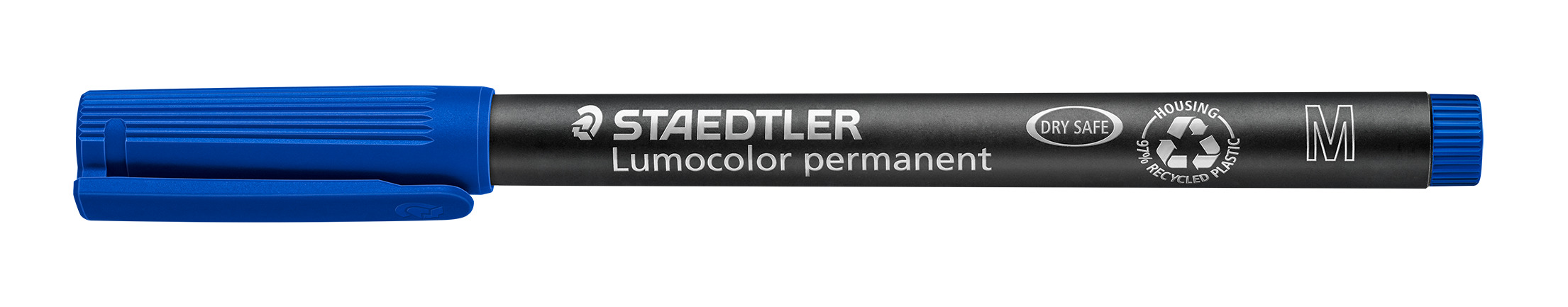 Lumocolor 317 Permanente Marker Medium Punt 1 mm Blauw
