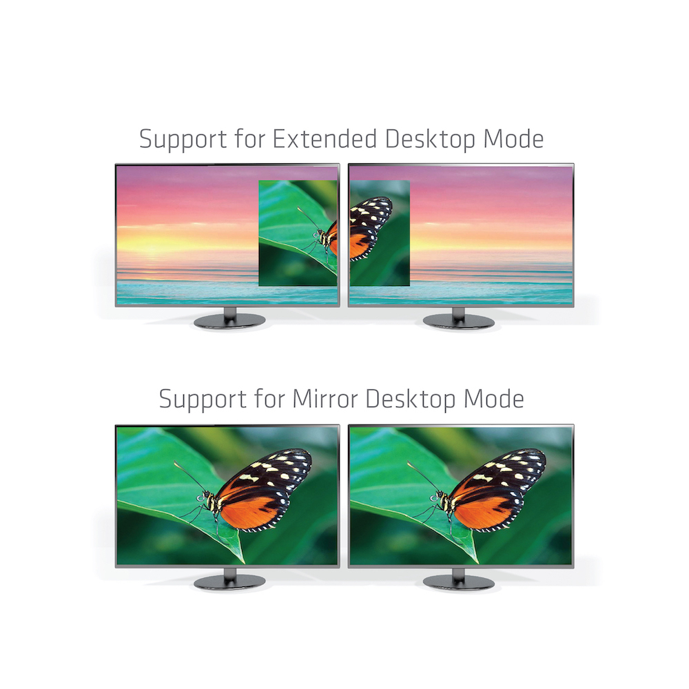 Thunderbolt 3 to Displayport 1.2 Dual Monitor 4K60Hz