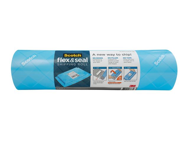 Flex & Seal Verpakkingsrol, 38 cm x 6 m, Blauw