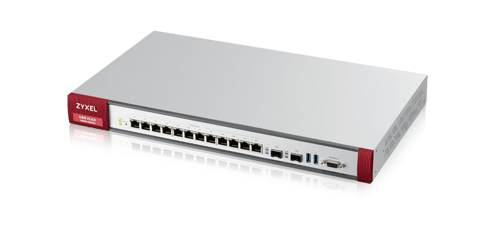  USG Flex Firewall 12 Gigabit user-definable ports- 2 SFP- 2 USB / 1 Yr UTM Bundle
