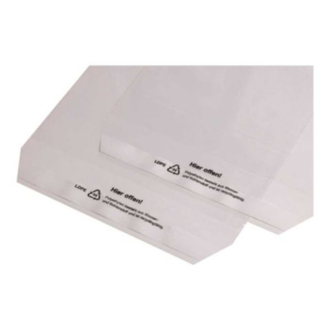 Transparante enveloppen kunststof B4 245 x 350 + 50 mm