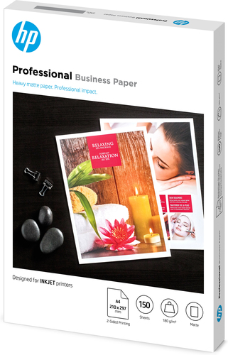 argument Normaal Trechter webspin HP Professional Business Mat Fotopapier A4 180 g/m² | Staples