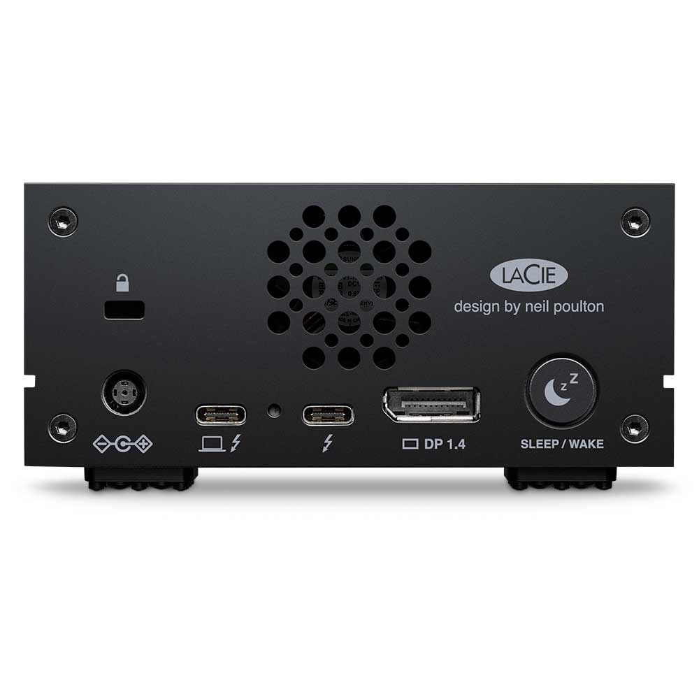 Schaar Netelig Ontcijferen LaCie LACIE 1big Dock 8TB Thunderbolt 3 + USB 3.1 8.9cm 3.5inch for MAC PC  gray No data cable