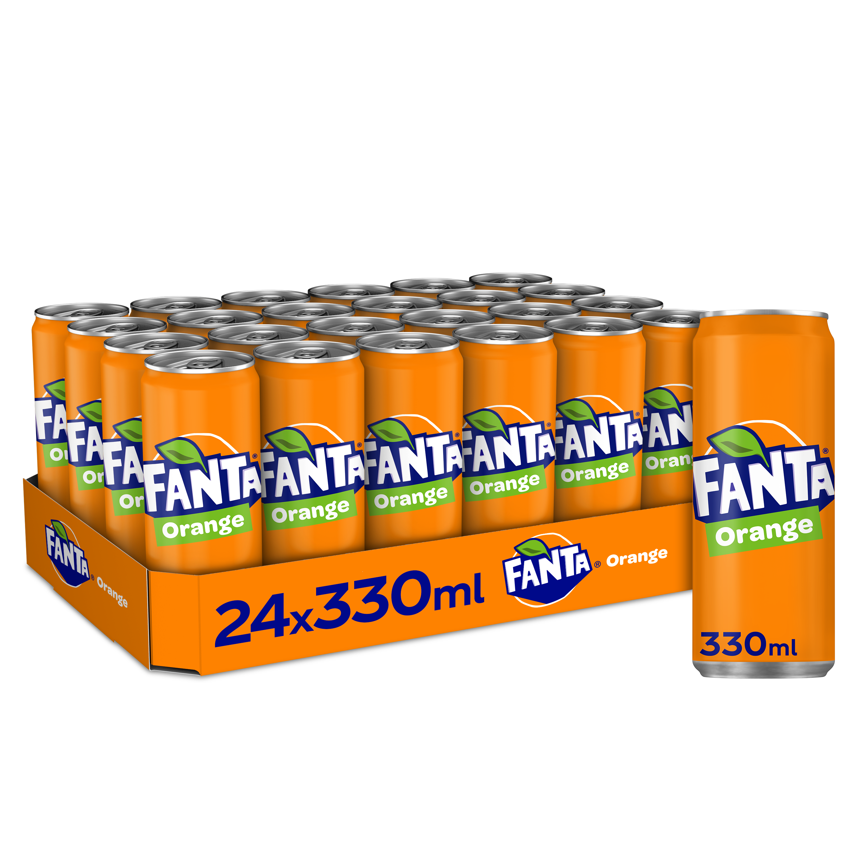 Orange, Frisdrank, 0,33 liter