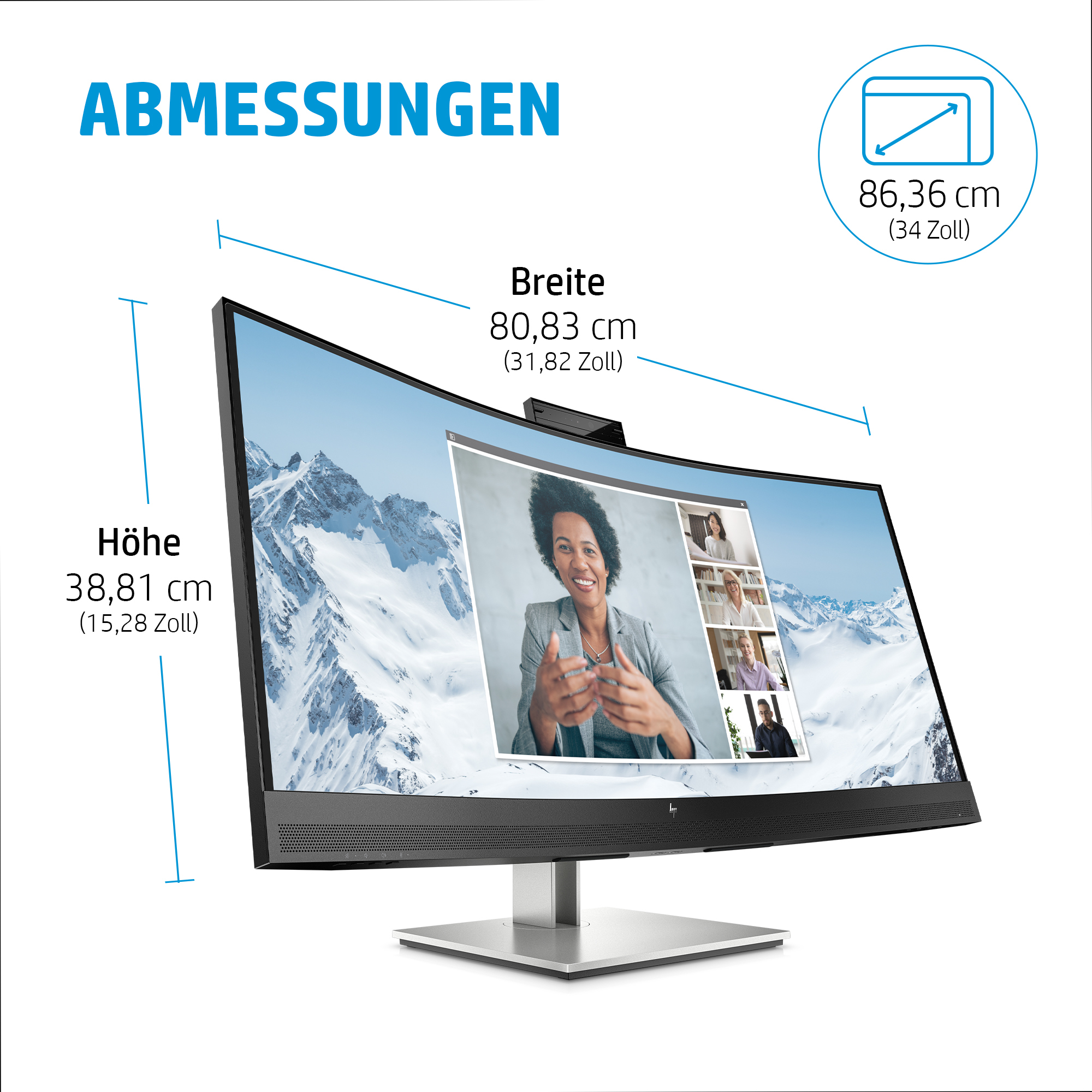 MON: HP E34m G4 34  Conferencing USB-C PD            - 3yrs wty