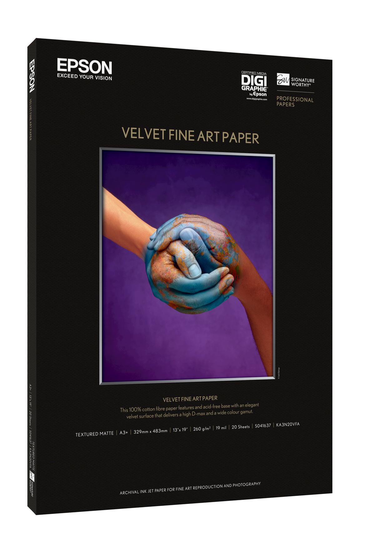 Velvet Fine Art Fotopapier A3+ 260 g/m²