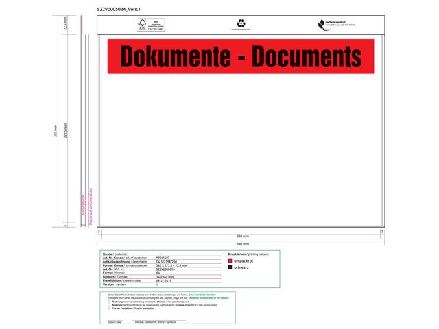 Documentzakje C4 docu encl/pk250