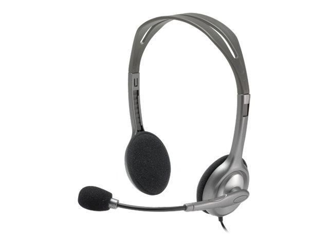 H110 On-Ear Stereo Headset, 3,5 mm jack, Zilvergrijs