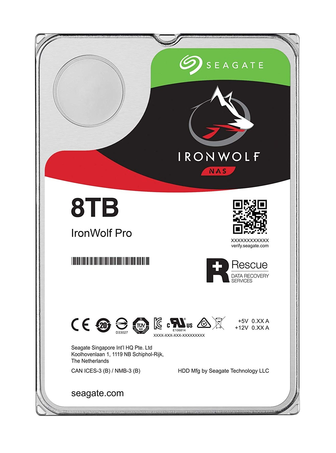 IronWolf Pro ST8000NE001 interne harde schijf 3.5" 8000 GB SATA III