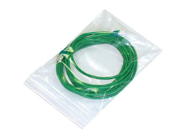 Gripsluitingzakjes polyethyleen hersluitbaar transparant 80 x 120 mm verpakking van 100