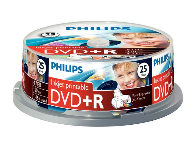 DVD+R Recordable Spindle, printable