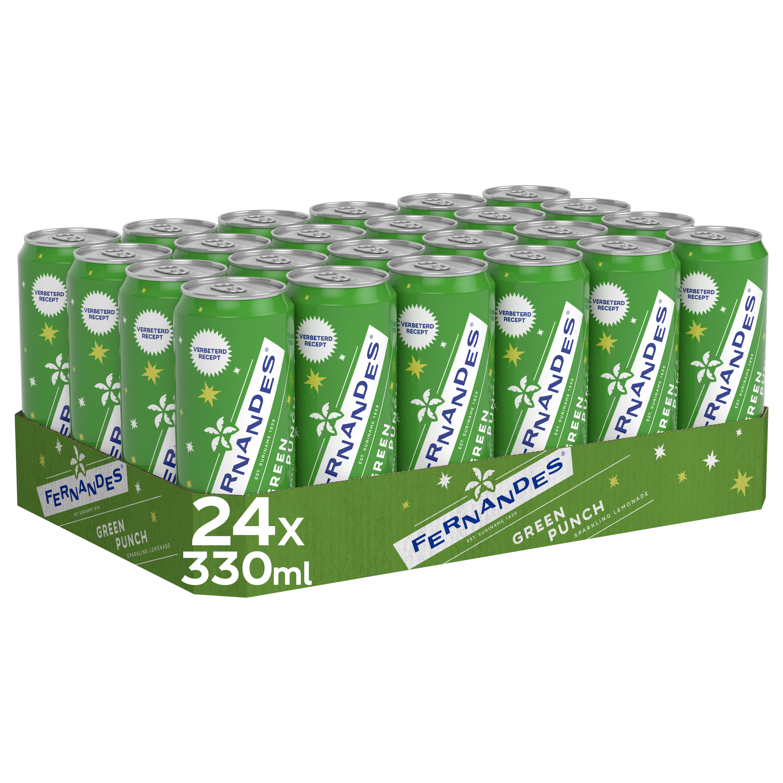Green Punch, Frisdrank, 0,33 liter