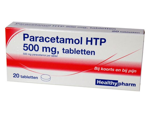 Paracetamol, Pijnstiller, 500 mg