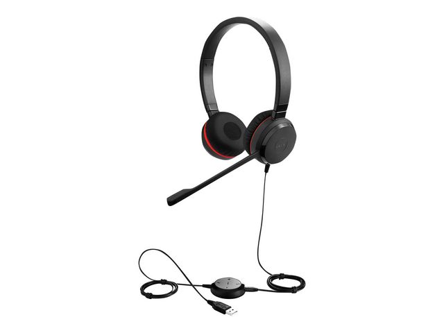Evolve 30 II MS On-Ear Headset, USB / 3.5mm jack, Stereo