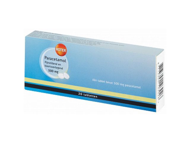 Paracetamol Pijnstiller, 500 mg