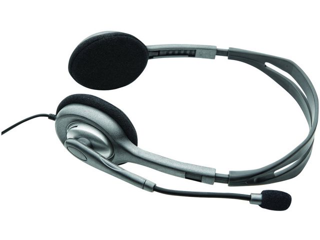 H110 On-Ear Stereo Headset, 3,5 mm jack, Zilvergrijs