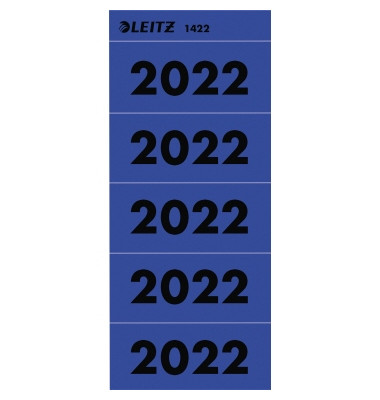 Jaaretiket  2022 blauw/pk 100