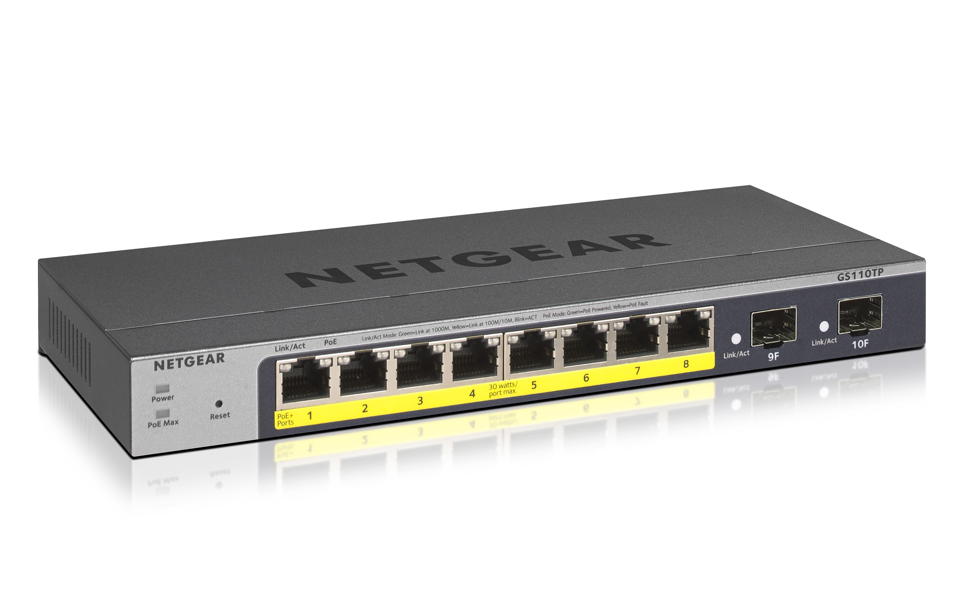 NETGEAR 10-Port Gb Smart Managed Pro Switch m. PoE