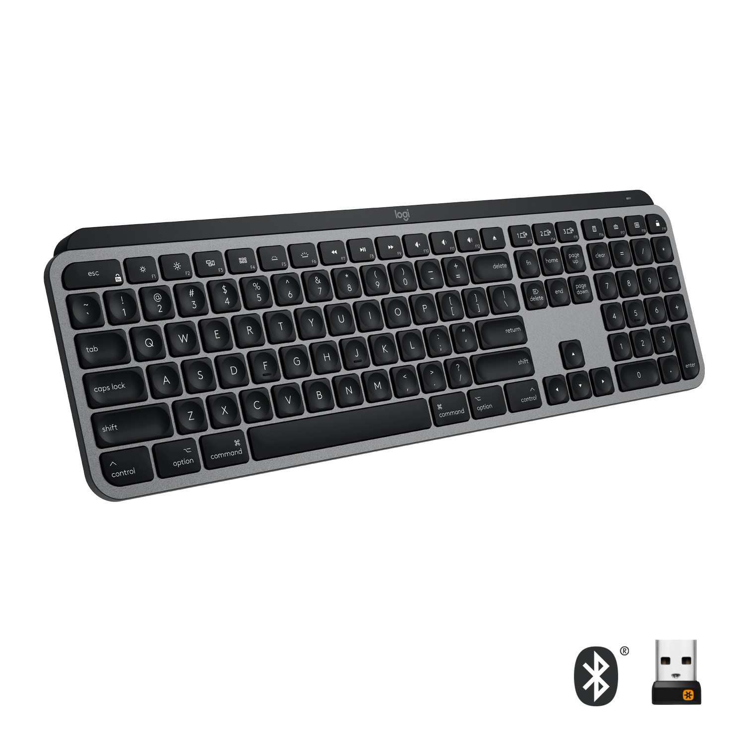  MX Keys for Mac Advanced Wireless Illuminated Keyboard - SPACE GREY - US INTL - EMEA